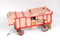 Lot 48 - A freelance wooden and brass constructed model...