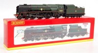 Lot 948 - A Hornby R2267 BR green Merchant Navy class...