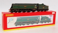 Lot 949 - A Hornby R2218 BR green West Country class...
