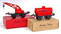 Lot 407 - Hornby 1948 red Shell No. 1 tank wagon, on...