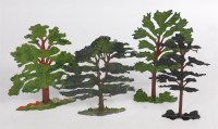 Lot 1324 - Britains Farm Series Loose Group, 4 Trees, To...