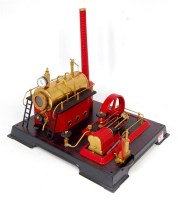 Lot 55 - Wilesco D21 Stationary Steam Plant, comprising...