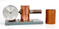 Lot 27 - Scratch built horizontal stationary hot air...