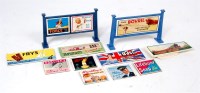Lot 308 - Hornby 1931-3 dark blue station hoarding (G),...