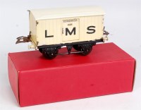 Lot 426 - Hornby 1939-41 white LMS refrigerator van,...