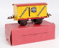 Lot 427 - Hornby 1933-9 yellow "Fyffes" Banana Van, red...