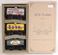 Lot 442 - Ace GI Set 1 tank wagon set comprising grey...
