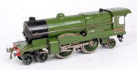 Lot 459 - Hornby 0 Gauge 1936-41 LNER green clockwork...
