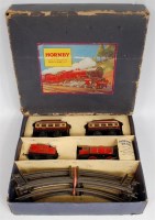 Lot 465 - Hornby 0 gauge M1 Passenger Train Set,...