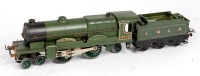 Lot 481 - Hornby 1940-1 LNER darker green matt clockwork...