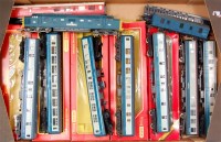 Lot 721 - Tray containing BR blue 'The Fife and Forfar...