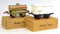 Lot 409 - Hornby 1947-8 pool No. 1 tank wagon, grey on...