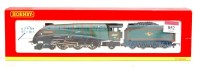 Lot 852 - A Hornby R2266 BR lined green class A4 engine...
