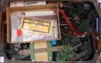 Lot 903 - Tray of locomotive chassis motors etc, part...