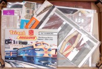Lot 904 - 4 trays containing signals and scenic items,...