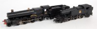 Lot 938 - An Airfix BR black 2-6-2 tank engine (G), and...