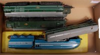 Lot 983 - Hornby blue/silver LMS Coronation engine and...