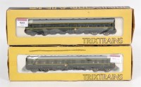 Lot 989 - A Trix 2-car Trans-Pennine diesel railcar set,...