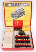 Lot 996 - A Trix Twin 3-rail boxed set containing...