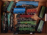 Lot 1025 - 6 various unboxed Triang and Hornby engines,...