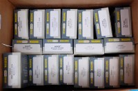 Lot 1091 - 19 Wrenn goods wagons, all different (NM,BNM)