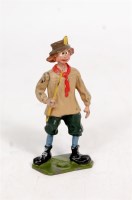 Lot 1217 - Britains, 587, Village Idiot, in buff coloured...