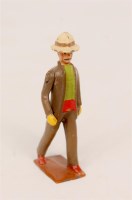 Lot 1218 - Britains, pre-war lead 887B rare man in Panama...