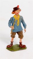 Lot 1222 - Britains, 587, Village Idiot, blue smock with...