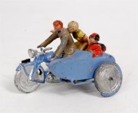 Lot 1234 - Britains Set 641, Civilian Motorcycle and...