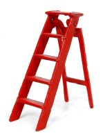 Lot 1377 - Britains No.031 Step Ladder, finished in red (VG)