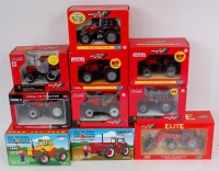 Lot 1386 - Britains and ERTL 1/32nd scale Case Tractor...