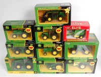 Lot 1387 - Britains and ERTL 1/32nd scale John Deere...