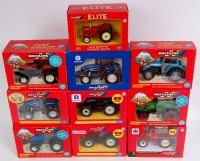 Lot 1389 - Britains 1/32nd scale mixed tractor group, 10...