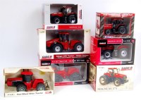 Lot 1396 - Britains and ERTL 1/32nd scale Case tractor...