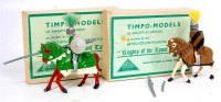 Lot 1411 - Timpo Knights of the Round Table boxed group,...