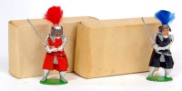 Lot 1417 - Timpo Boxed Standing Knight Group, 2 boxed...
