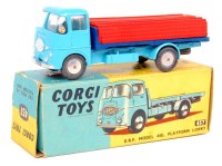 Lot 1603 - Corgi Toys, 457 ERF 44G platform lorry, light...
