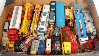 Lot 1615 - Tray of mixed playworn Corgi Toys and Dinky...