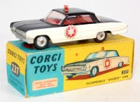 Lot 1621 - Corgi Toys, 237 Oldsmobile 'Sheriff' car,...