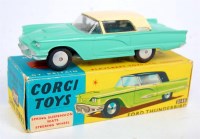 Lot 1622 - Corgi Toys, 214 Ford Thunderbird, pale green...