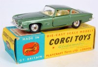 Lot 1625 - Corgi Toys No.241 Ghia L.6.4, sage green,...