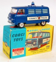Lot 1627 - Corgi Toys, 464, Commer Police Van, dark blue...