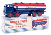 Lot 1901 - Dinky Toys, 942 Foden 14-ton Regent tanker,...