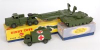 Lot 1903 - Dinky Toys Boxed and Loose Military diecast...