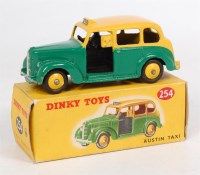 Lot 1904 - Dinky Toys, 254 Austin Taxi, two-tone issue,...