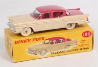 Lot 1905 - Dinky Toys, 180 Packard Clipper Sedan, cerise...