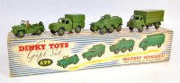Lot 1937 - Dinky Toys, 669 military vehicles (1) gift set...