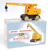 Lot 1947 - Dinky Toys, 971 Coles mobile crane, yellow and...