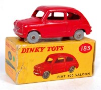 Lot 1957 - Dinky Toys, No.183 Fiat 600 Saloon, factory...