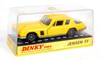 Lot 1966 - Dinky Toys No.188 Jensen FF, yellow body with...